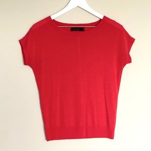 Limited Short Sleeve Merino Wool Blend Sweater